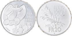 World Coins - Coin, Switzerland, Pax in Terra, 20 Francs, 2000, Bern, , Silver, KM:90