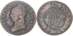 World Coins - Coin, France, Dupré, 5 Centimes, AN 8, Metz, , Copper, Gadoury:126a
