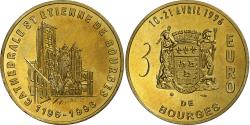 World Coins - France, 3 Euro, Printemps de Bourges, 1996, Cupro-aluminium-nickel,
