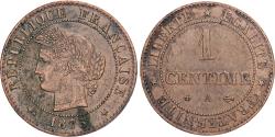 World Coins - France, 1 Centime, Cérès, 1875, Paris, Bronze, , Gadoury:88