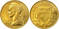 World Coins - Coin, Réunion, 10 Francs, 1955, Paris, ESSAI, , Aluminum-Bronze, KM:E6