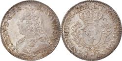 World Coins - Coin, France, Louis XV, 1/5 Écu aux branches d'olivier, 24 Sols, 1/5 ECU, 1728