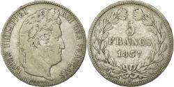 World Coins - Coin, France, Louis-Philippe, 5 Francs, 1837, Paris, , Silver