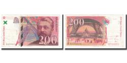 World Coins - France, 200 Francs, Eiffel, 1997, BRUNEEL, BONARDIN, VIGIER, EF(40-45)