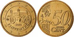 World Coins - Slovakia, 50 Euro Cent, 2010, Kremnica, BU, , Nordic gold, KM:100