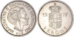 World Coins - Coin, Denmark, Krone, 1977