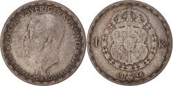World Coins - Coin, Sweden, Gustaf V, Krona, 1946, , Silver, KM:814
