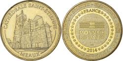 World Coins - France, Tourist token, Cathédrale Saint-Etienne de Meaux, 2014, Monnaie de Paris