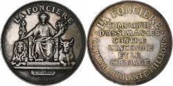 World Coins - France, Medal, La Foncière, Assurances contre l'Incendie & le Chomage, n.d.