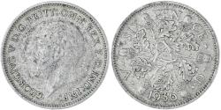 World Coins - Great Britain, George V, 6 Pence, 1936, , Silver, KM:832