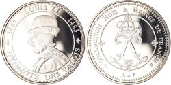 World Coins - France, Medal, Les Rois de France, Louis XI, History, , Copper-nickel