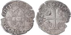 World Coins - Coin, France, Henri III, Douzain aux deux H, 1588, Troyes, , Silver