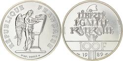 World Coins - Coin, France, Fraternité, 100 Francs, 1989, Piéfort, , Silver