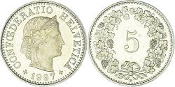 World Coins - Coin, Switzerland, 5 Rappen, 1997
