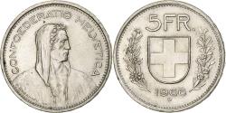 World Coins - Coin, Switzerland, 5 Francs, 1966, Bern, , Silver, KM:40