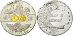 World Coins - France, Medal, L'Estonie dans l'Europe, , Copper Plated Silver