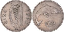 World Coins - Coin, Ireland, 10 Pence, 1975, , Nickel
