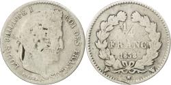 World Coins - Coin, France, Louis-Philippe, 1/4 Franc, 1838, Lille, , Silver