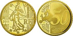 World Coins - France, 50 Euro Cent, 2011, , Brass, KM:1412