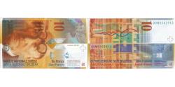 World Coins - Switzerland, 10 Franken, KM:66a, AU(55-58)