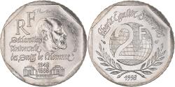 World Coins - Coin, France, René Cassin, 2 Francs, 1998, , Nickel, KM:1213, Gadoury:551