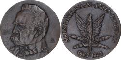 World Coins - Poland, Medal, Jozef Pilsudski, History, 1935, Indépendance Pologne,
