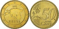 World Coins - Estonia, 50 Euro Cent, BU, 2011, Vantaa, Nordic gold,
