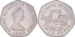 World Coins - Coin, Jersey, 50 Pence, 1990