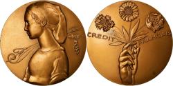 World Coins - France, Medal, Banque, Crédit Français, Simon, , Bronze