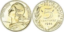 World Coins - Coin, France, Marianne, 5 Centimes, 1984, Paris, , Aluminum-Bronze
