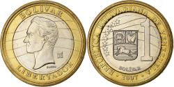 World Coins - Venezuela, Bolivar, 2007, Maracay, Bi-Metallic, , KM:93