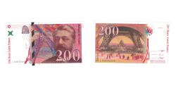 World Coins - France, 200 Francs, Eiffel, 1996, L036782368, AU(55-58), Fayette:75.02, KM:159a