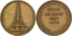 World Coins - France, Token, Foire de Paris, Visite au stand de la Monnaie, 1957, Bronze