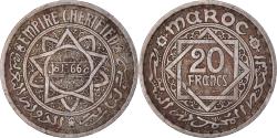 World Coins - Coin, Morocco, Mohammed V, 20 Francs, AH 1366/1946, Paris,