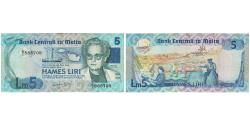 World Coins - Banknote, Malta, 5 Liri, 1967, KM:38, EF(40-45)