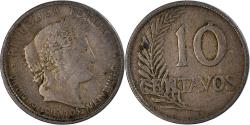 World Coins - Coin, Peru, 10 Centavos, 1921
