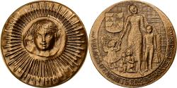 World Coins - France, Medal, VIllages d'enfants SOS de France, 1986, Bronze,