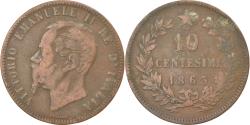 World Coins - Coin, Italy, Vittorio Emanuele II, 10 Centesimi, 1863, , Copper