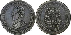 World Coins - United Kingdom, Token, Victories of the Marquis of Wellington, n.d., Copper