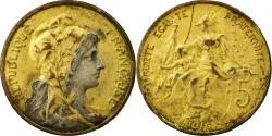 World Coins - France, 5 Centimes, Dupuis, 1916, Bronze, , Gadoury:165