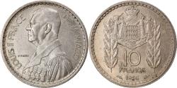 World Coins - Coin, Monaco, Louis II, 10 Francs, 1946, , Copper-nickel, KM:123