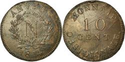 World Coins - Coin, FRENCH STATES, ANTWERP, 10 Centimes, 1814, Anvers, , Bronze