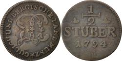 World Coins - Coin, German States, JULICH-BERG, Karl Theodor, 1/2 Stüber, 1794,