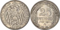 World Coins - Coin, GERMANY - EMPIRE, Wilhelm II, 25 Pfennig, 1911, Berlin, , Nickel
