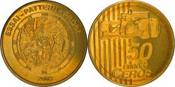 World Coins - Switzerland, Fantasy euro patterns, 50 Euro Cent, 2003, Proof, , Brass