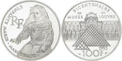 World Coins - France, 100 Francs, L'Infante Marie-Marguerite, 1993, MDP, Proof, Silver