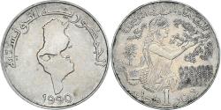 World Coins - Coin, Tunisia, Dinar, 1990
