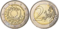 World Coins - France, 2 Euro, 30 ans du drapeau de l union europeenne, 2015, Paris,