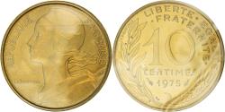 World Coins - Coin, France, Marianne, 10 Centimes, 1975, Paris, FDC,