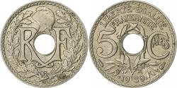 World Coins - France, 5 Centimes, Lindauer, 1939, Paris, Nickel-Bronze, , Le